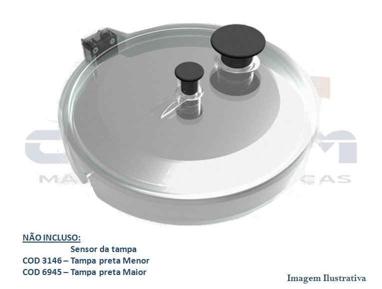 TAMPA TRANSPARENTE CUTTER SIEMSEN CR-8L - Foto 1