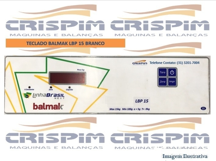 TECLADO BALMAK LBP-15 BRANCO - Foto 1