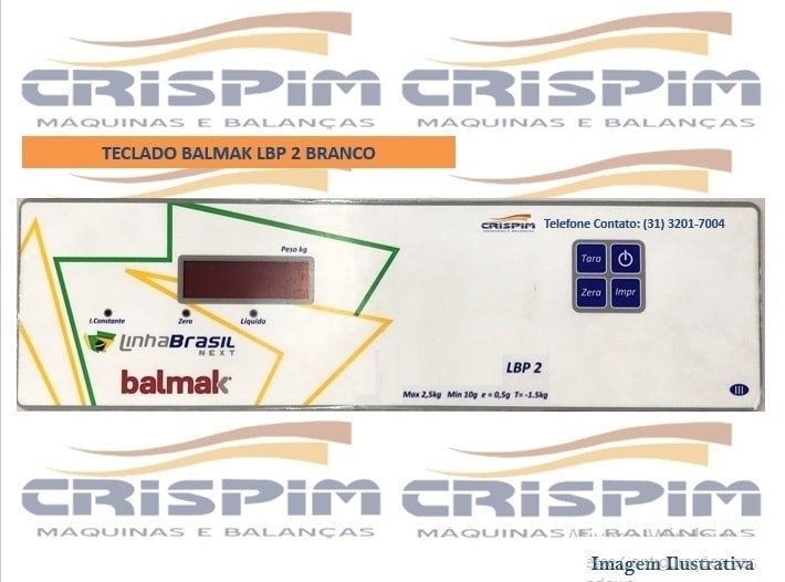 TECLADO BALMAK LBP-2 BRANCO - Foto 1