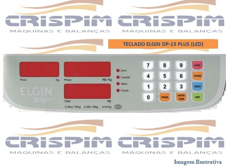 TECLADO ELGIN DP-15 PLUS - Foto 1