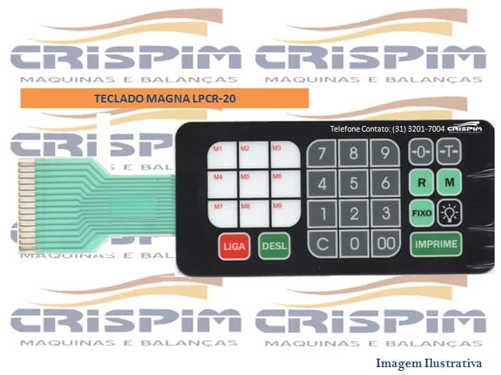 TECLADO MAGNA LPCR-20 - Foto 1