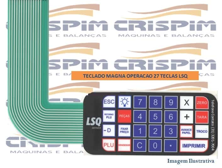 TECLADO MAGNA OPERACAO 27 TECLAS LSQ - Foto 1