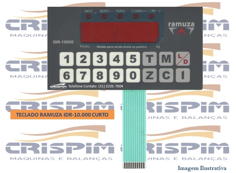 TECLADO RAMUZA IDR-10.000 10 VIAS (1) - Foto 1