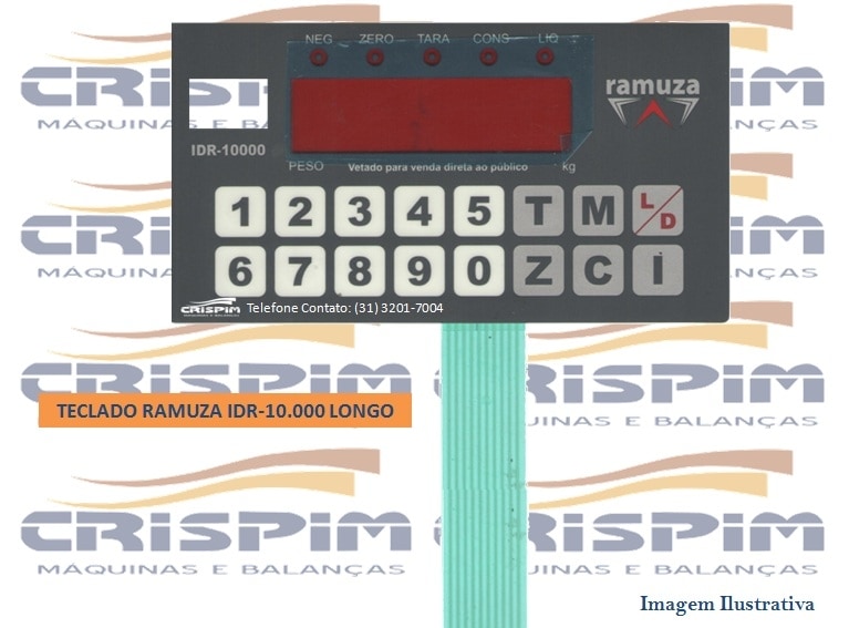 TECLADO RAMUZA IDR-10.000 8 VIAS LONGO (3) - Foto 1