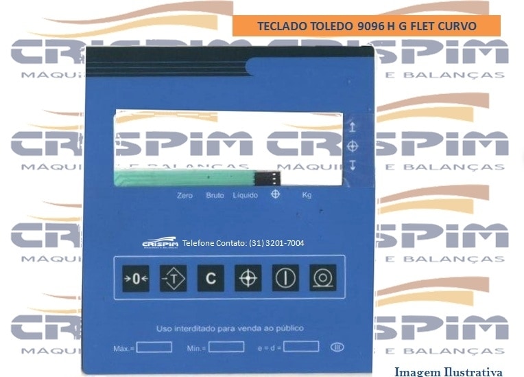TECLADO TOLEDO 9096 H G FLET CURVO - Foto 1