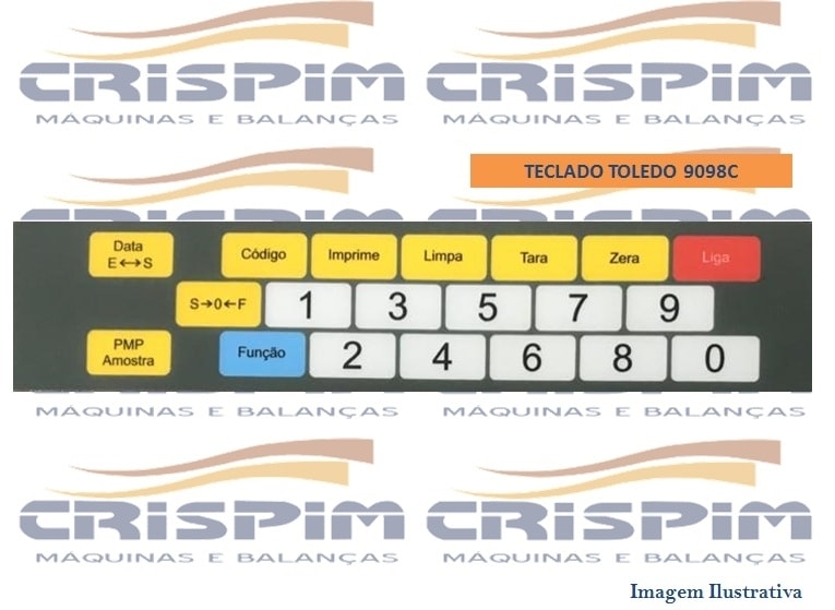 TECLADO TOLEDO 9098C - Foto 1
