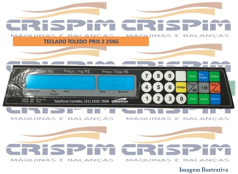TECLADO TOLEDO PRIX 2 25KG - Foto 1