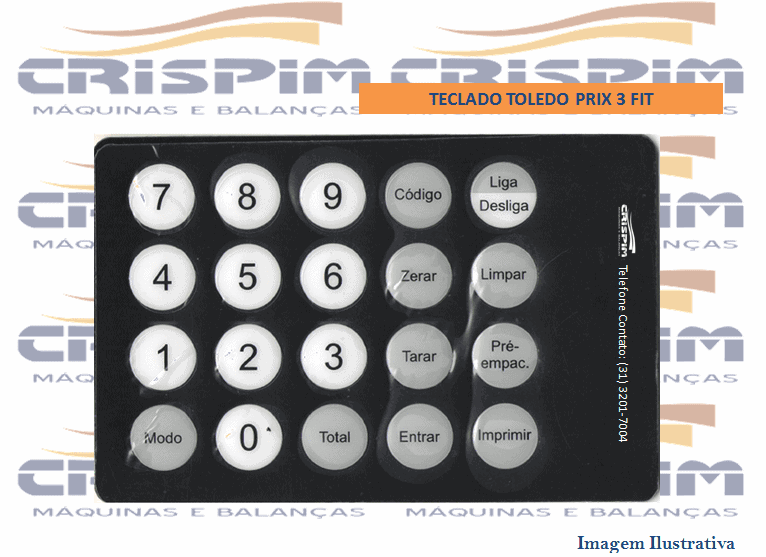TECLADO TOLEDO PRIX 3 FIT - Foto 1