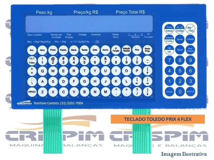 TECLADO TOLEDO PRIX 4 FLEX - Foto 1