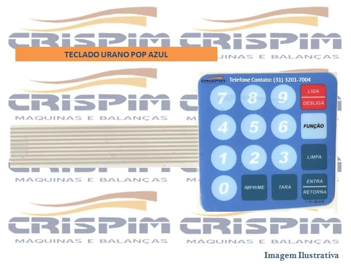 TECLADO URANO POP AZUL - Foto 1