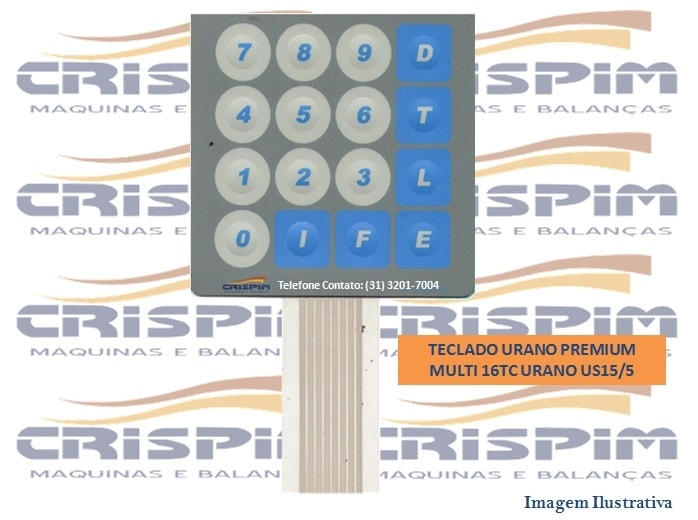 TECLADO URANO PREMIUM MULTI 16TC - Foto 1
