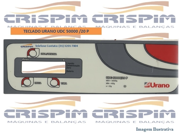 TECLADO URANO UDC 50000 /20 P - Foto 1