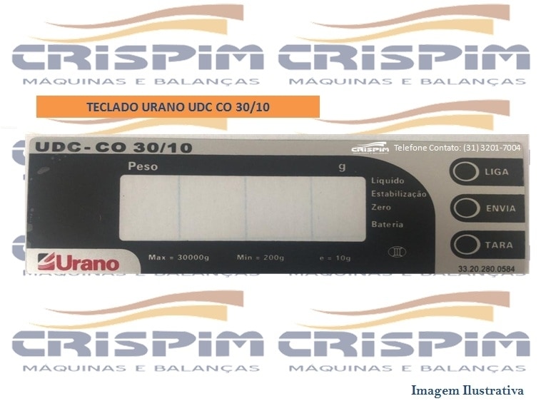 TECLADO URANO UDC CO 30/10 - Foto 1