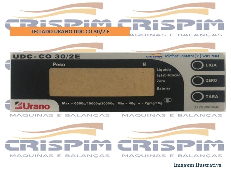 TECLADO URANO UDC CO 30/2 E - Foto 1