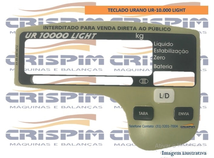 TECLADO URANO UR-10.000 LIGHT - Foto 1