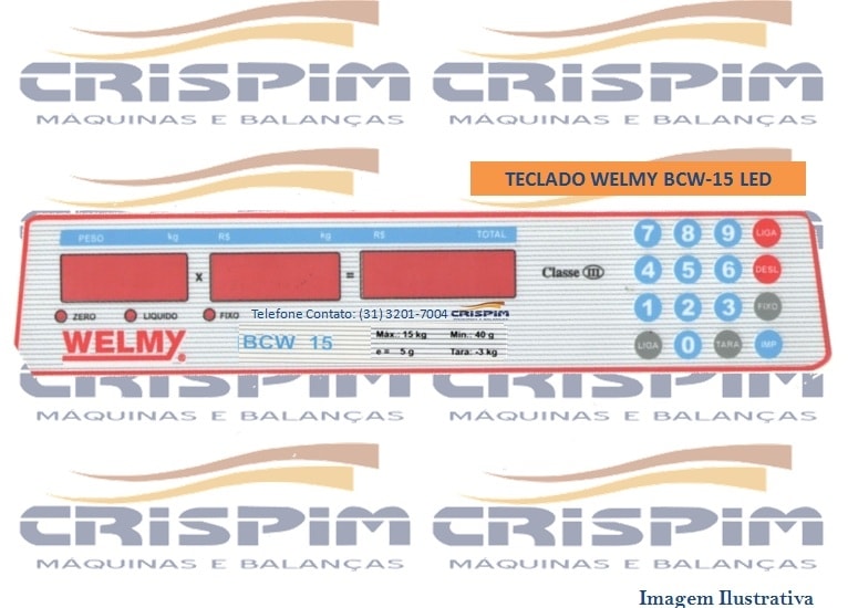 TECLADO WELMY BCW-15 LED - Foto 1