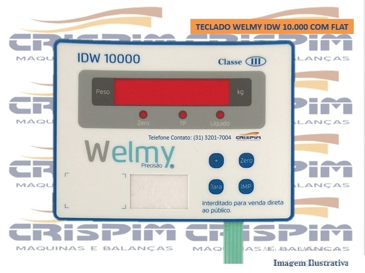 TECLADO WELMY IDW 10.000 COM FLAT - Foto 1