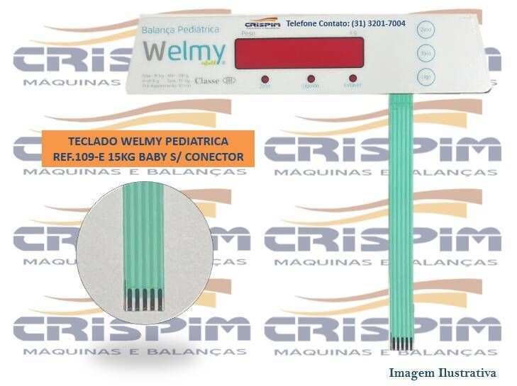 TECLADO WELMY PEDIATRICA REF.109-E 15KG BABY S/CON - Foto 1