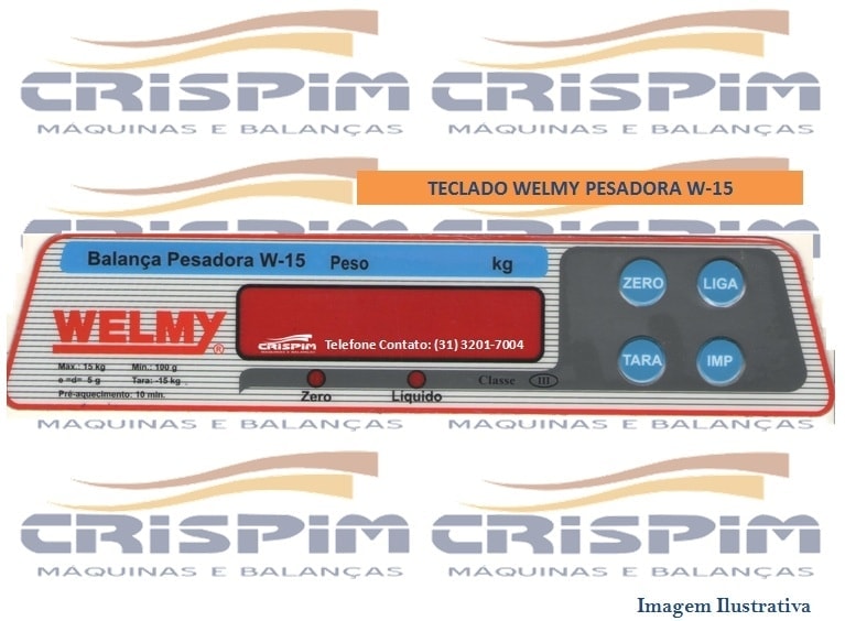 TECLADO WELMY PESADORA W-15 - Foto 1