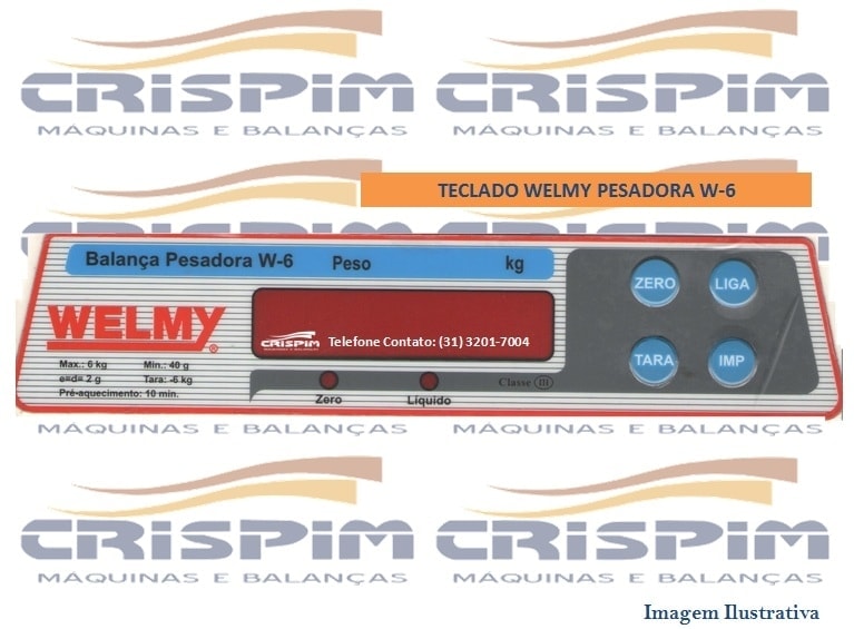 TECLADO WELMY PESADORA W-6 - Foto 1