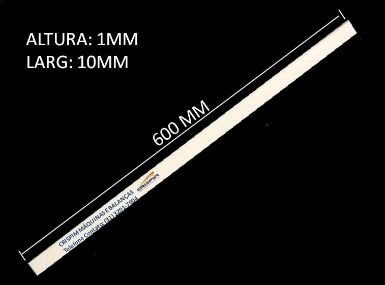 TEFLON EM PLACA R.BAIAO SELAMULT PEDAL 600MM - Foto 1