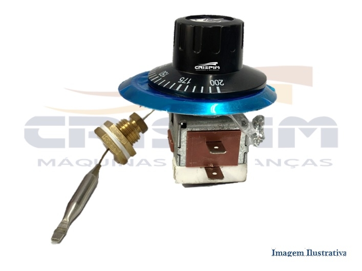 TERMOSTATO 50 A 200C 30A C/BUCHA GROSSA HULI CURTO - Foto 1