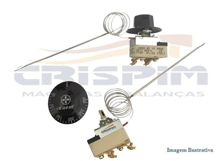 TERMOSTATO 50 A 300C 30A S/BUCHA CAEM LONGO - Foto 1