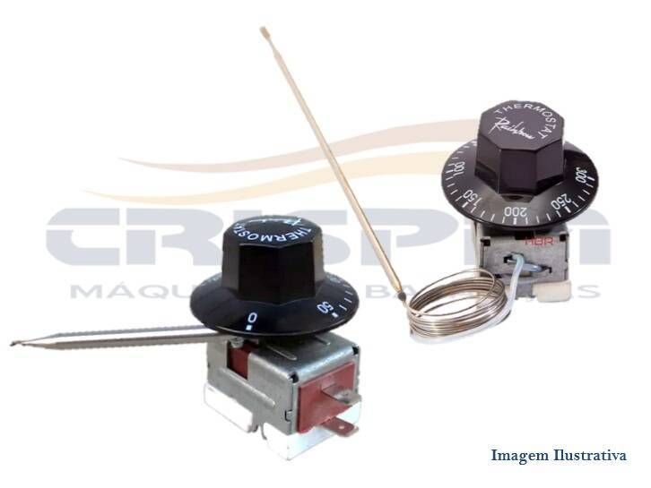 TERMOSTATO 50 A 300C 30A S/BUCHA RAINBOW LONGO - Foto 1