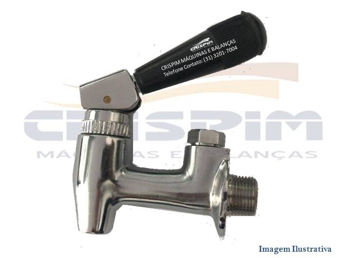 TORNEIRA P/MAQ. DE CAFE C/CASTELO 3/8 C/ NIVEL - Foto 1