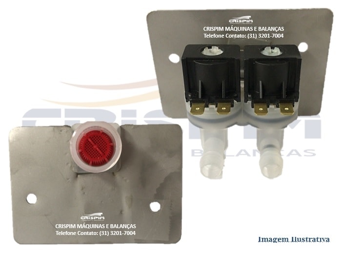 VALVULA ENTRADA DUPLA MAQ. DE CAFE UNIVERSAL - Foto 1