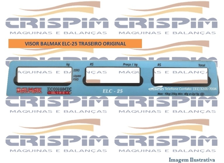 VISOR BALMAK ELC-25 TRASEIRO ORIGINAL - Foto 1
