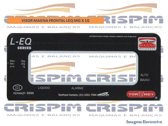 VISOR MAGNA FRONTAL LEQ 5KG X 1G - Foto 1