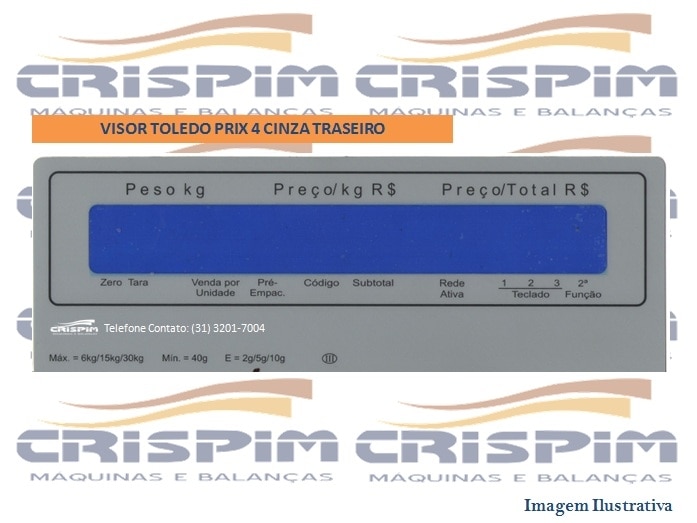 VISOR TOLEDO PRIX 4 CINZA TRASEIRO - Foto 1