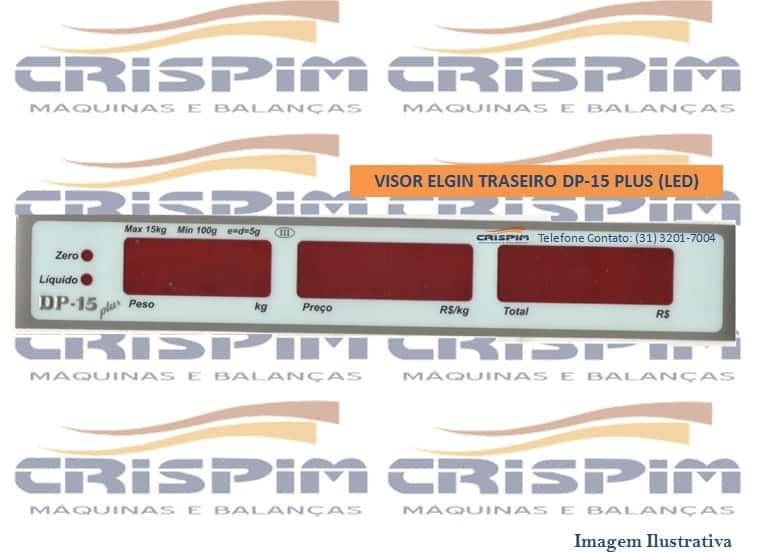 VISOR TRASEIRO DP-15 PLUS LED - Foto 1