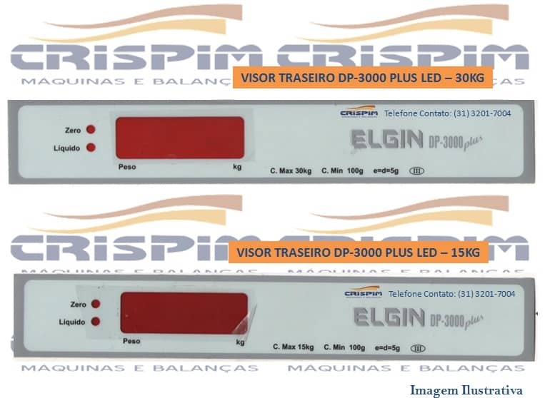 VISOR TRASEIRO ELGIN DP-3000 PLUS - Foto 1