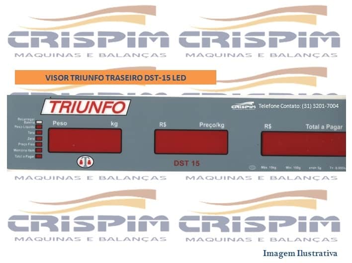 VISOR TRIUNFO TRASEIRO DST-15 LED - Foto 1