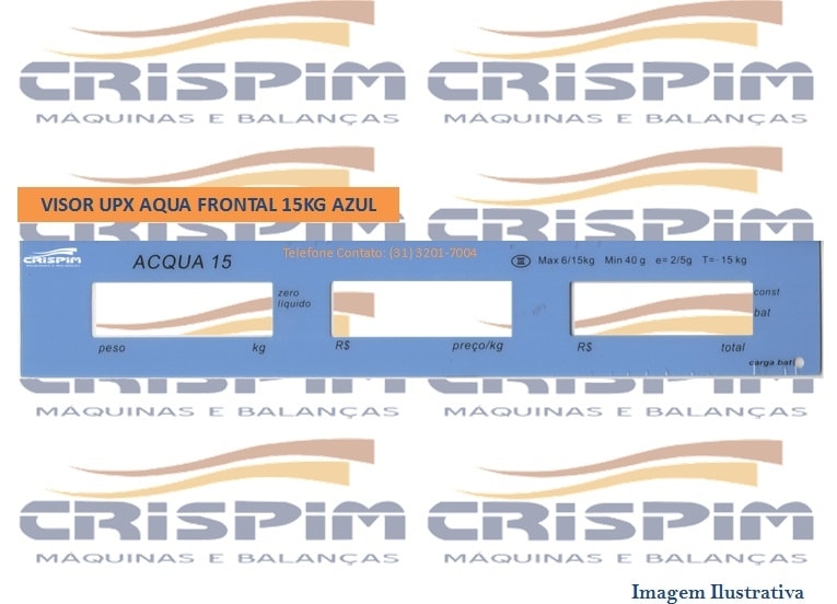 VISOR UPX AQUA FRONTA 6/15KG AZUL - Foto 1