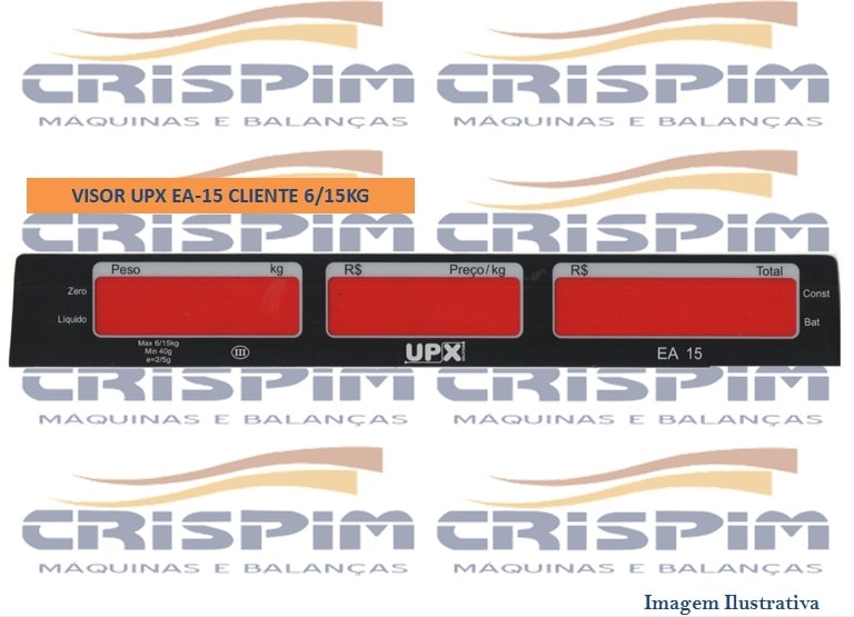 VISOR UPX EA-15 CLIENTE 6/15KG - Foto 1