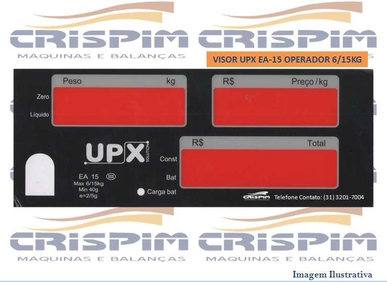 VISOR UPX EA-15 OPERADOR 6/15KG - Foto 1