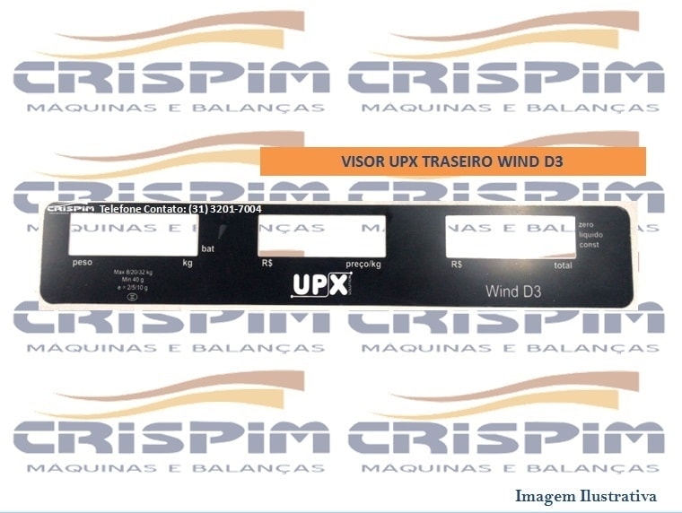 VISOR UPX TRASEIRO WIND D3 - Foto 1