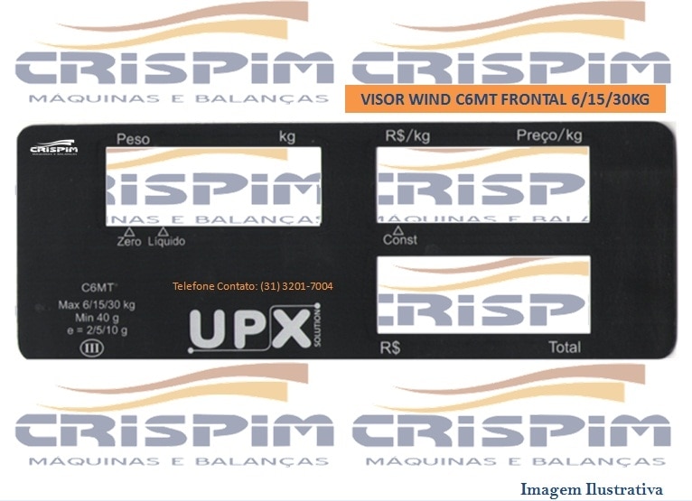 VISOR UPX WIND C FRONTAL C6MT 6/15/30KG - Foto 1