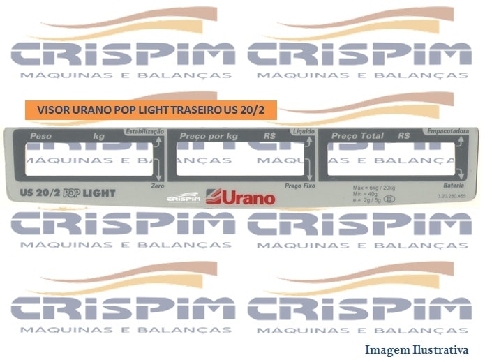 VISOR URANO POP LIGHT TRASEIRO US 20/2 - Foto 1