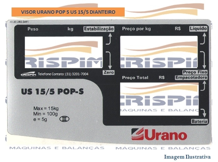 VISOR URANO POP S US 15/5 DIANTEIRO - Foto 1