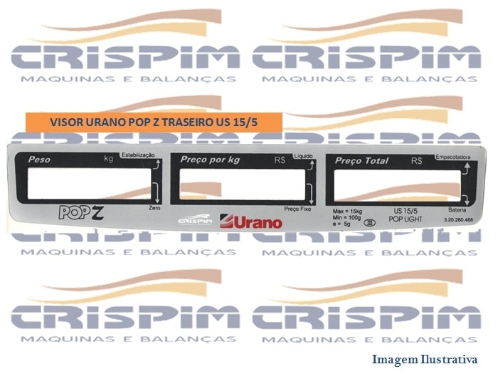VISOR URANO POP Z TRASEIRO US 15/5 - Foto 1