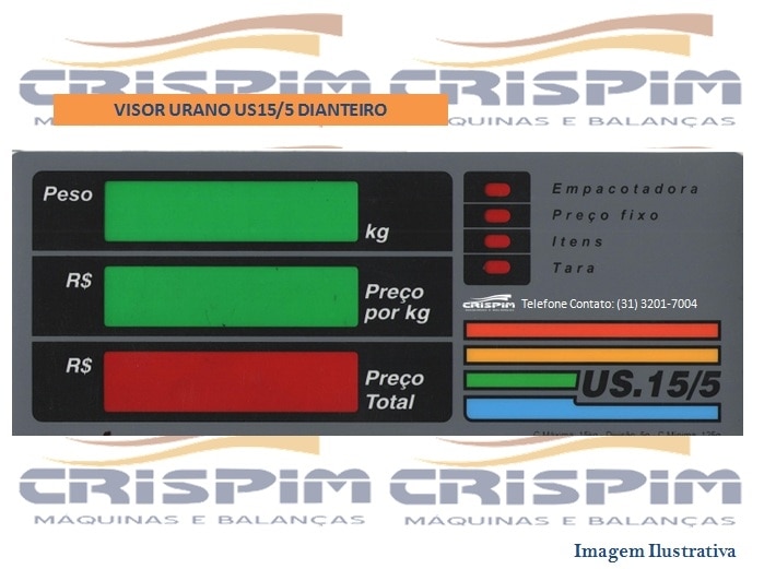 VISOR URANO US 15/5 DIANTEIRO - Foto 1