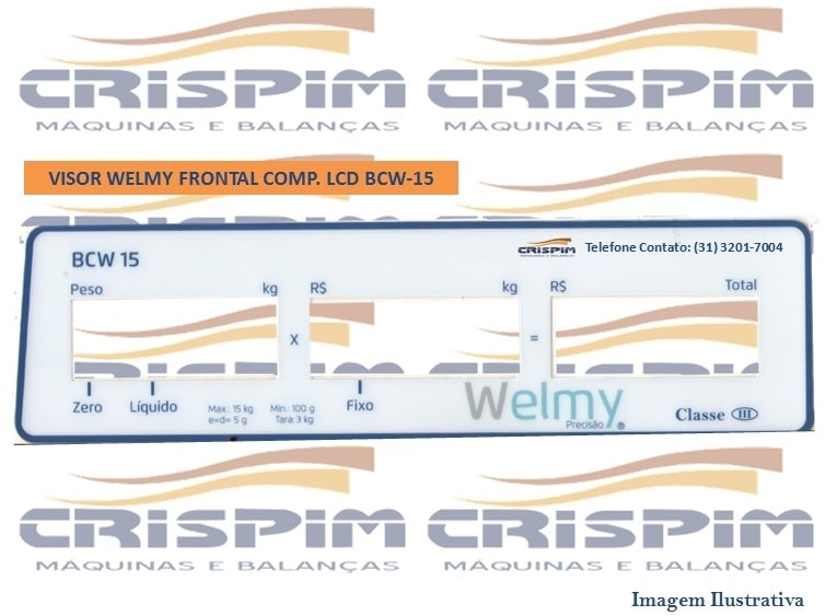 VISOR WELMY FRONTAL COMP. LCD BCW-15 - Foto 1