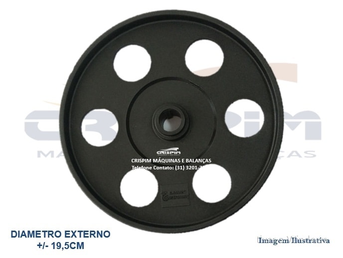 VOLANTE NYLON BATEDEIRA G.PANIZ BP-05/BP-12RP - Foto 2