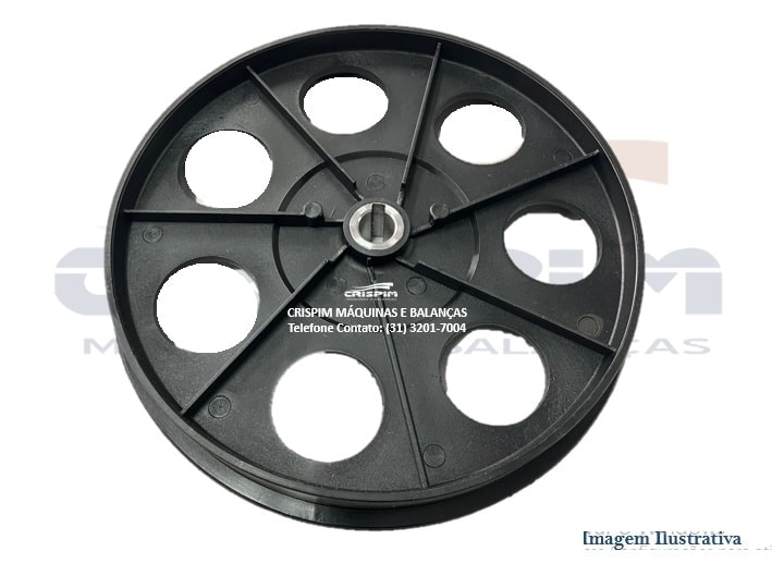 VOLANTE NYLON BATEDEIRA G.PANIZ BP-12 C/CHAVETA - Foto 2