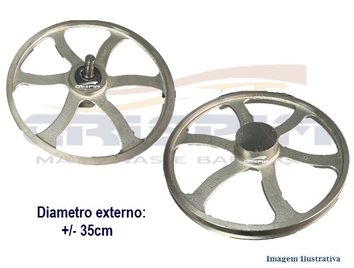 VOLANTE SERRA-FITA SIEMSEN SUPERIOR COMPLETO C/EIX - Foto 1