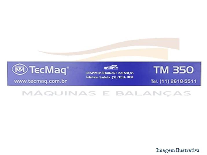 ADESIVO FRONTAL MÁQ. VÁCUO TECMAQ TM-350 - Foto 1